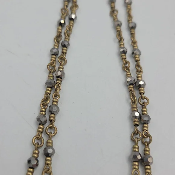 Lucky Brand Reversible Pendant Necklace w/Tassles - Picture 3 of 5